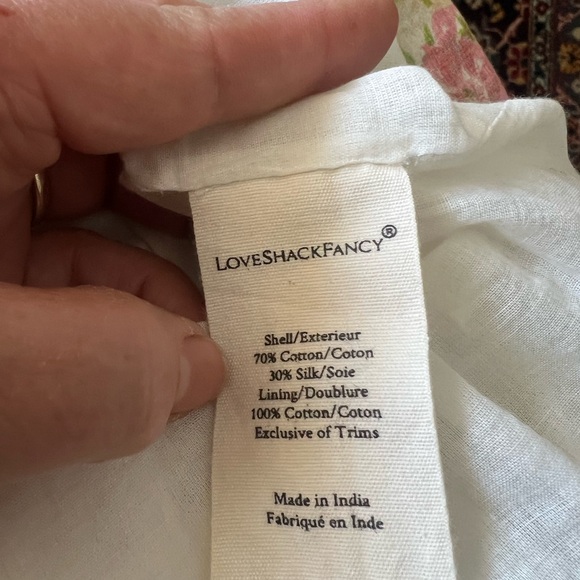 LoveShackFancy Multicolor Ruffle Mini Dress - Picture 16 of 16